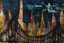 Load image into Gallery viewer, Brooklyn Bridge Oil on Canvas - Tell - 27" x 22"
