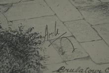 Load image into Gallery viewer, Vintage 1974 Archie Boyd Brulatour Courtyard Vieux Carre Framed Print 15x17