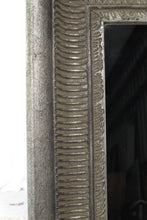 Load image into Gallery viewer, Interlude Home Brushed Silver Wall Mirror Textured Frame 36 x 48
