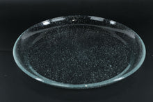 Load image into Gallery viewer, Bubble Glass Round Serving Tray – 12" Clear Textured Plate