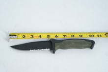 Load image into Gallery viewer, Buck Knives 655 Nighthawk Fixed Blade Knife – USA Made, Serrated Blade, Sheath, Boxed