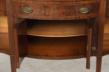 Load image into Gallery viewer, Antique Federal Revival Mahogany Serpentine Sideboard with Inlay