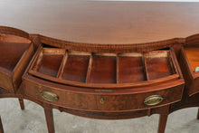 Load image into Gallery viewer, Antique Federal Revival Mahogany Serpentine Sideboard with Inlay
