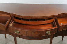 Load image into Gallery viewer, Antique Federal Revival Mahogany Serpentine Sideboard with Inlay