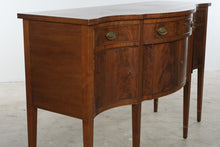 Load image into Gallery viewer, Antique Federal Revival Mahogany Serpentine Sideboard with Inlay