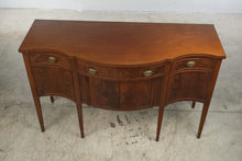 Load image into Gallery viewer, Antique Federal Revival Mahogany Serpentine Sideboard with Inlay