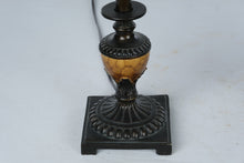 Load image into Gallery viewer, Pair 29 Inch Bronze Amber Urn Buffet Table Lamps Traditional Decor