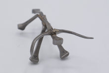 Load image into Gallery viewer, Handmade Nail Art Sculpture – Longhorn Bull Steer Folk Art Metalwork