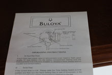 Load image into Gallery viewer, Bulova Regency-Style Wall Clock with Pendulum – Classic Mahogany Finish, Westminster Chime