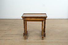Load image into Gallery viewer, Pair of Burled Walnut Nesting Tables by Drexel Heritage