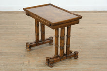 Load image into Gallery viewer, Pair of Burled Walnut Nesting Tables by Drexel Heritage