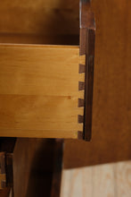 Load image into Gallery viewer, Carved Burlwood-Style Storage Credenza with Dovetailed Drawers