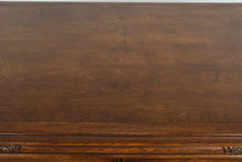 Load image into Gallery viewer, Carved Burlwood-Style Storage Credenza with Dovetailed Drawers