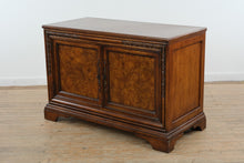 Load image into Gallery viewer, Carved Burlwood-Style Storage Credenza with Dovetailed Drawers