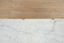 Load image into Gallery viewer, Late 19th Century Victorian Marble Top Dresser with Burl Wood Drawer Fronts and Carved Columns