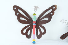 Load image into Gallery viewer, Handmade Metal Butterfly Dragonfly Wall Art Folk Art Garden Decor Set 3