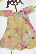 Load image into Gallery viewer, Whimsical Dancing Girl Metal Sculpture Butterfly Floral Dress Folk Art 38 Inch