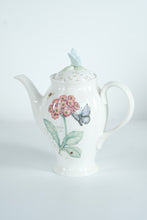 Load image into Gallery viewer, Lenox Butterfly Meadow Porcelain Teapot with Lid – Louise Le Luyer Design
