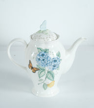 Load image into Gallery viewer, Lenox Butterfly Meadow Porcelain Teapot with Lid – Louise Le Luyer Design