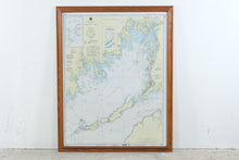 Load image into Gallery viewer, NOAA Buzzards Bay Massachusetts Nautical Chart 13230 Framed Coastal Map 43 Inch