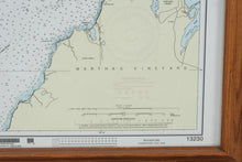 Load image into Gallery viewer, NOAA Buzzards Bay Massachusetts Nautical Chart 13230 Framed Coastal Map 43 Inch
