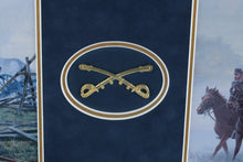 Load image into Gallery viewer, Fredericksburg Historical Prints Civil War Cavalry Dual Framed Art – Union Cavalry Command by Mort Künstler – 36.5” x 16.5”