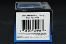 Load image into Gallery viewer, Ricko Maserati Trofeo (2002) – 1:87 Scale Die-Cast Model (White/Blue #1)