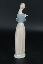 Load image into Gallery viewer, Lladró Porcelain Figurine – Girl Holding Lamb, Handcrafted in Spain