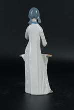 Load image into Gallery viewer, Casades Porcelain Girl Ironing Figurine | Handcrafted in Spain | 9" Tall