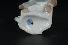 Load image into Gallery viewer, Casades Porcelain Girl Ironing Figurine | Handcrafted in Spain | 9" Tall