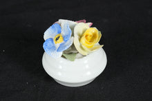 Load image into Gallery viewer, Sandford Fine Bone China Floral Bouquet Figurine – Made in England – 2.5" x 2.5" x 2"