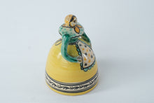 Load image into Gallery viewer, Puente del Arzobispo Hand-Painted Ceramic Bell – Spanish Folk Art Lady Figurine – 4"