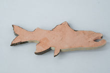 Load image into Gallery viewer, Handmade Ceramic Fish Wall Plaque – Rustic Lake House Cabin Fishing Decor 7.5"