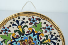 Load image into Gallery viewer, Cerámicas Sevilla Hand-Painted Limited Edition Plates – 24k Gold Accents, 6.75" (Set of 2)