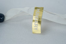 Load image into Gallery viewer, Hand-Painted Hungarian Porcelain Bell Ornament – Blue & White Floral Cutout Design, 2.5" Tall