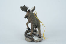Load image into Gallery viewer, Alaska Moose Ornament – Wildlife Souvenir Figurine – Rustic Christmas Tree Decoration