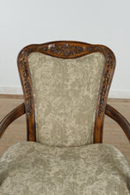 Load image into Gallery viewer, Wide Wooden Framed Arm Chair- Broyhill