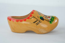 Load image into Gallery viewer, Vintage Dutch Wooden Clogs – Hand-Painted Holland Souvenir Shoes – 7” Long