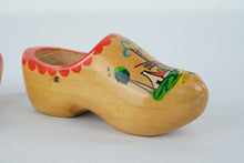 Load image into Gallery viewer, Vintage Dutch Wooden Clogs – Hand-Painted Holland Souvenir Shoes – 7” Long