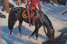 Load image into Gallery viewer, “Thirsty Trail” by Arnold Friberg – Framed RCMP Art Print