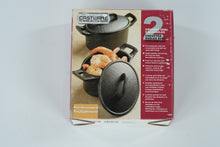 Load image into Gallery viewer, Castware Set of 2 Covered Oval Cast Iron Casseroles – Pre-Seasoned