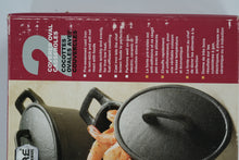 Load image into Gallery viewer, Castware Set of 2 Covered Oval Cast Iron Casseroles – Pre-Seasoned