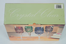 Load image into Gallery viewer, Essex Jewel-Tone Crystal Champagne Flute Set – Handcut Lead Crystal, Made in Hungary