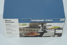 Load image into Gallery viewer, Waring Pro MG100A Electric Meat Grinder – 500W, Stainless Steel, Sausage Attachments