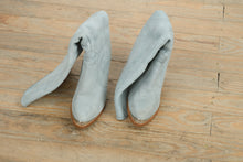 Load image into Gallery viewer, Zodiac USA Women's Mid-Calf Blue Suede Western Boots – Size 8