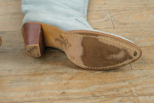 Load image into Gallery viewer, Zodiac USA Women's Mid-Calf Blue Suede Western Boots – Size 8