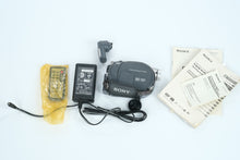 Load image into Gallery viewer, Sony Handycam DCR-DVD Handycam Camcorder Bundle with Mic, Remote & Manuals – 800x Digital Zoom