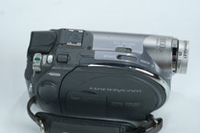 Load image into Gallery viewer, Sony Handycam DCR-DVD Handycam Camcorder Bundle with Mic, Remote & Manuals – 800x Digital Zoom