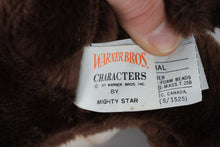 Load image into Gallery viewer, Vintage 1971 Warner Bros. Taz Plush by Mighty Star – Looney Tunes Tasmanian Devil