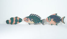 Load image into Gallery viewer, Handcrafted Paper Wall Art Trio – AutumnForest Tropical Fish by Melby